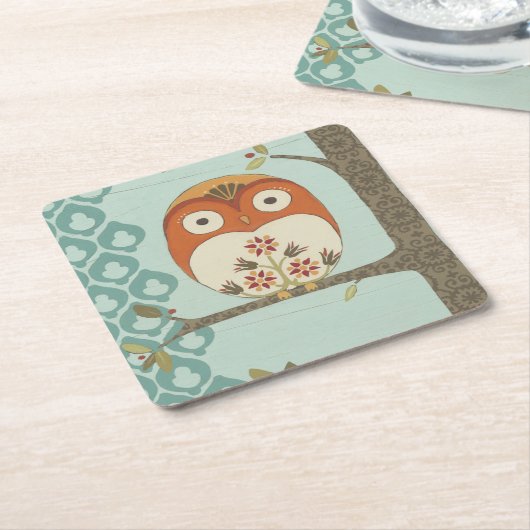 Forest Whimsy I Kartonnen Onderzetters (Schuin)