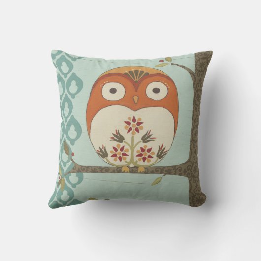 Forest Whimsy I Kussen (Achterkant)