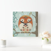 Forest Whimsy I Vierkante Klok (Huis)