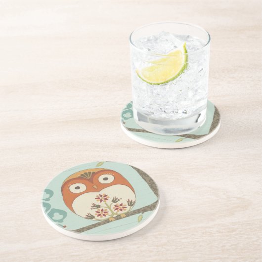 Forest Whimsy I Zandsteen Onderzetter (Zijkant)