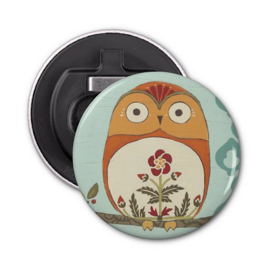 Forest Whimsy II Button Flesopener (Voorkant)