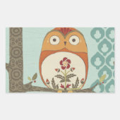 Forest Whimsy II Rechthoekige Sticker (Voorkant)