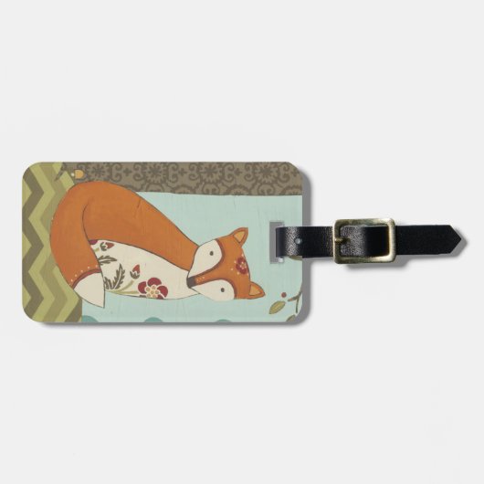 Forest Whimsy III Bagagelabel (Voorkant horizontaal)