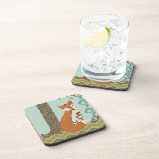 Forest Whimsy III Bier Onderzetter (Rechterzijde)