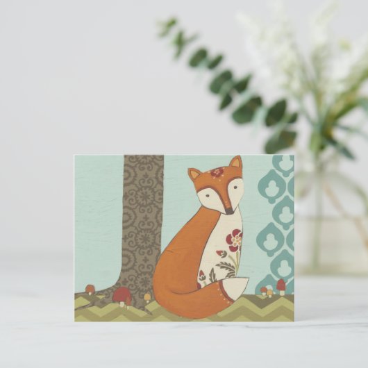 Forest Whimsy III Briefkaart (Staand voorkant)