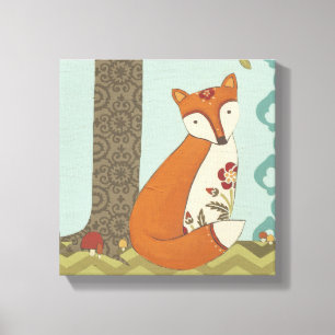 Forest Whimsy III Canvas Afdruk