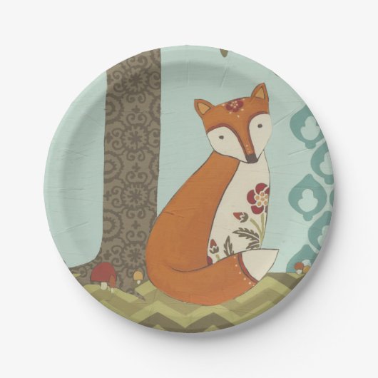 Forest Whimsy III Papieren Bordje (Voorkant)