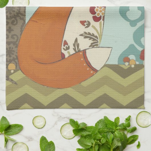 Forest Whimsy III Theedoek (Gevouwen)