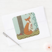Forest Whimsy III Vierkante Sticker (Envelop)