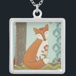 Forest Whimsy III Zilver Vergulden Ketting<br><div class="desc">Dieren</div>