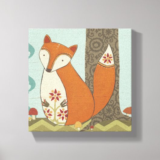 Forest Whimsy IV Canvas Afdruk (Voorkant)