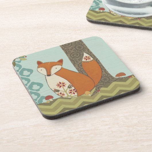 Forest Whimsy IV Drankjes Onderzetter (Linkerzijde)