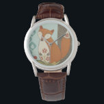 Forest Whimsy IV Horloge<br><div class="desc">Dieren</div>