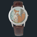 Forest Whimsy IV Horloge<br><div class="desc">Dieren</div>