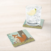 Forest Whimsy IV Kartonnen Onderzetters (Insitu)