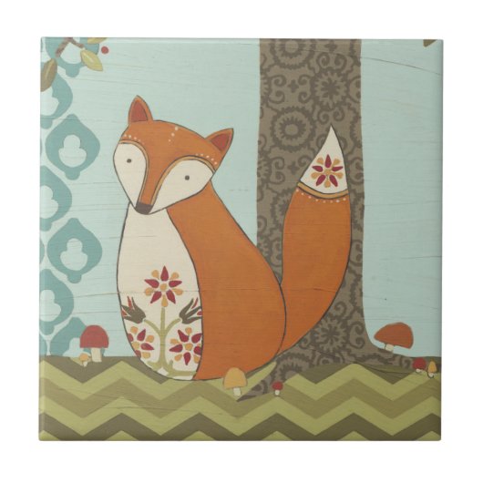 Forest Whimsy IV Tegeltje (Voorkant)