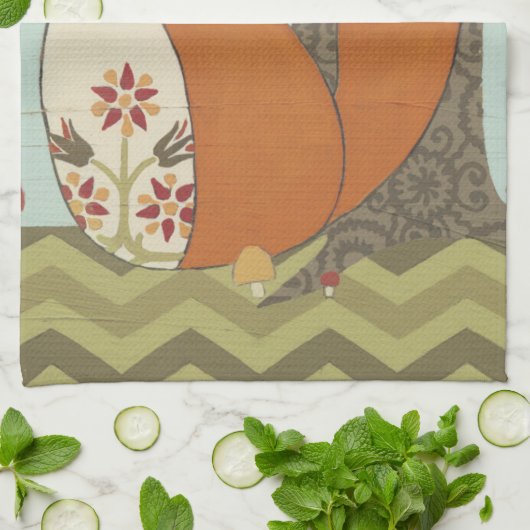 Forest Whimsy IV Theedoek (Gevouwen)