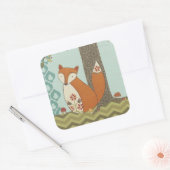 Forest Whimsy IV Vierkante Sticker (Envelop)