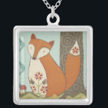 Forest Whimsy IV Zilver Vergulden Ketting<br><div class="desc">Dieren</div>