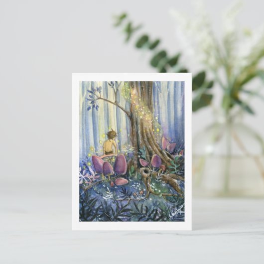 Forest Whisperings Briefkaart (Staand voorkant)