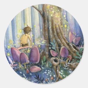 Forest Whisperings Ronde Sticker