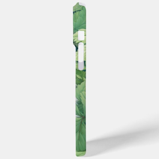 Forest Whispers White Cat With Green Eyes Case-Mate iPhone Case (Achterkant / Links)