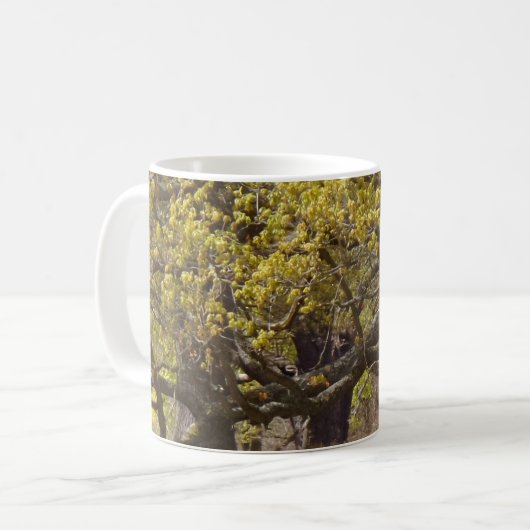 Forest White Coffee Mok (Voorkant links)