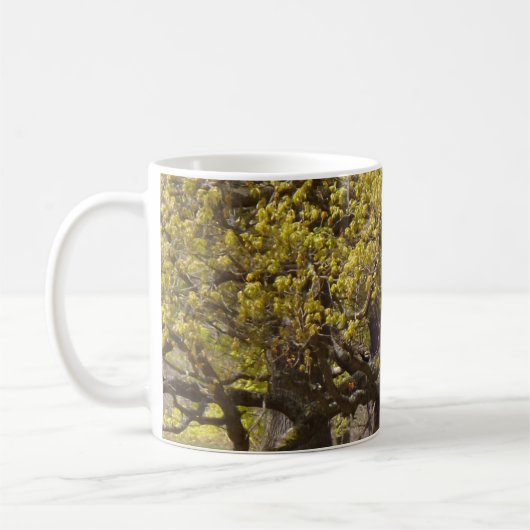 Forest White Coffee Mok (Links)