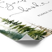 Forest wild beer gelieve het Gastenboek Poster te  (Hoek)