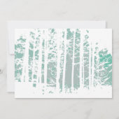 Forest Wilderness Outdoor Park Verjaardag Kaart (Achterkant)