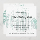 Forest Wilderness Outdoor Park Verjaardag Kaart (Voorkant / Achterkant)