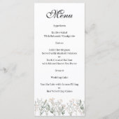 Forest Wildflowers Menu (Voorkant)