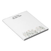 Forest Wildflowers Notepad Notitieblok (Schuin)