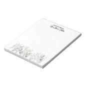Forest Wildflowers Notepad Notitieblok (Linkerzijde)