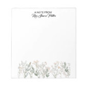 Forest Wildflowers Notepad Notitieblok (Voorkant)