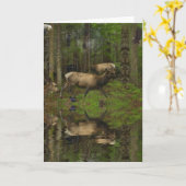 FOREST WILDLIFE Animal Clans Wenskaarten Kaart (Gele Bloem)