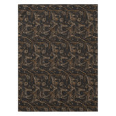 Forest Wildlife Animals Deer Bears Dark Nature Tafelkleed (Voorkant)