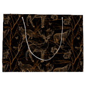 Forest Wildlife Animals Herten Beren Dark Natuur Groot Cadeauzakje (Achterkant)