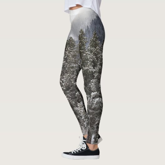 Forest Winter Snow Scene Leggings (Links)