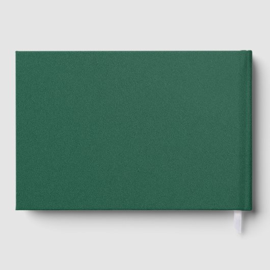 Forest Wintre Watercolor Wedding Gastenboek (Achterkant)