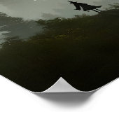 Forest Witch Art - Halloween Poster (Hoek)