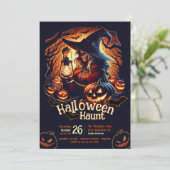 Forest Witch Halloween Kaart (Staand voorkant)