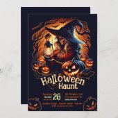 Forest Witch Halloween Kaart (Voorkant / Achterkant)