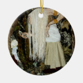 Forest Witch-kerstversiering Keramisch Ornament (Voorkant)