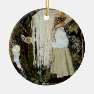 Forest Witch-kerstversiering Keramisch Ornament