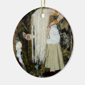 Forest Witch-kerstversiering Keramisch Ornament (Links)