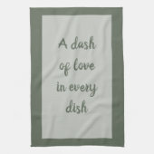 Forest - Witte keukenhanddoeken (Verticaal)