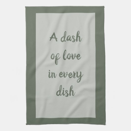 Forest - Witte keukenhanddoeken (Verticaal)