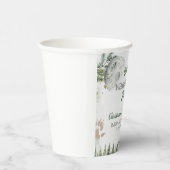 Forest Wolf Baby shower papieren bekers (Rechts)