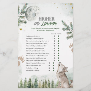 Forest Wolf Hoger of lager Games Kaart